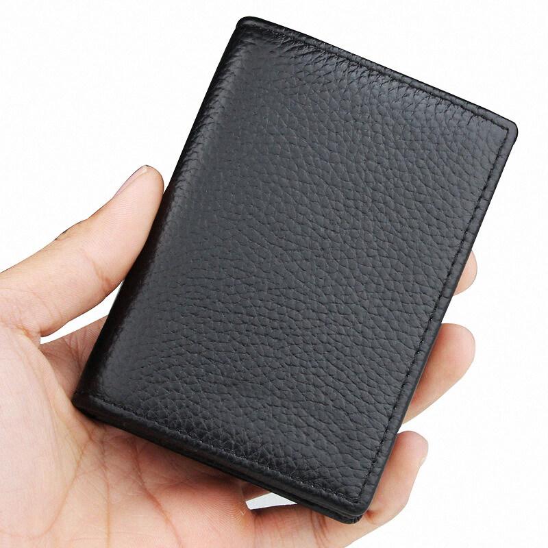 Модный стиль, мужской чехол из натуральной кожи для банковских кредитных карт, ID VIP-держатели для карт, визитница, кошелек, дорожные аксессуары, тонкий кошелек