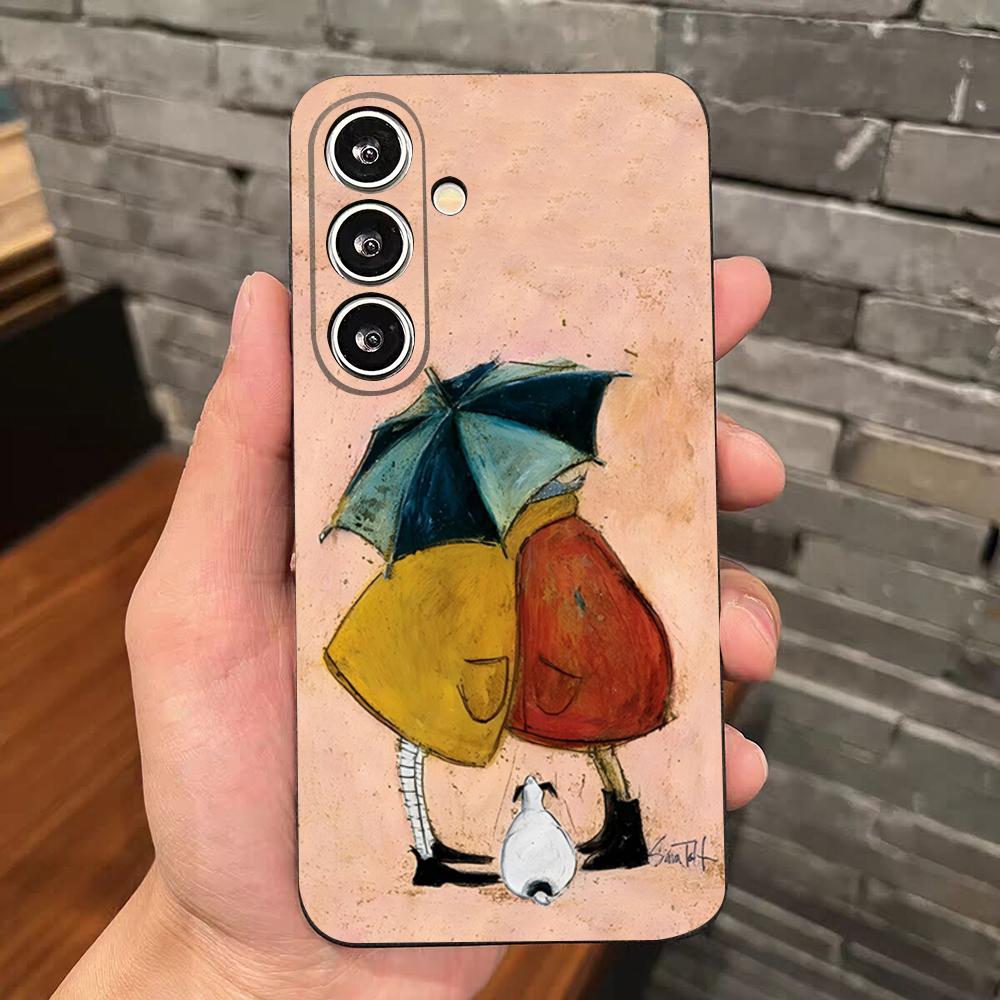 Чехол для телефона Sam Toft Art Абстрактный пейзаж для Samsung S26 S25 Edge S24 S23 S22 S21 S20 Ultra Plus Fe Galaxy Силиконовый чехол