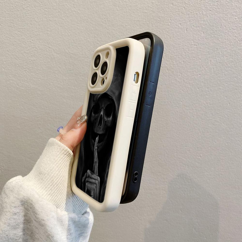 LZ13 Death Prayer Grim Reaper Skull силиконовый чехол для телефона Xiaomi 11 Lite 5G 14T Redmi 14C 13C A3 Note 12 11 9 10 13 Pro Plus противоударный задний чехол