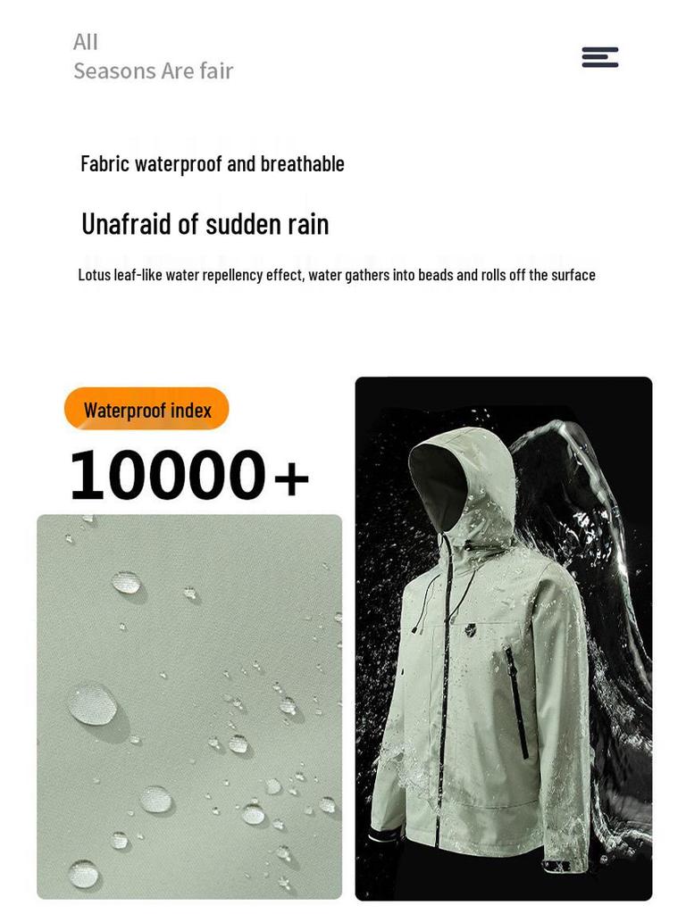 2025 Весенняя Уличная Модная Ветровка с Капюшоном для Пар - Стильная Куртка для Пеших Прогулок и Альпинизма