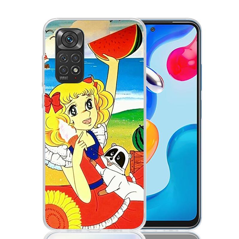Аниме Конфетный Чехол Для Телефона Для Xiaomi Redmi Note 15 14 13 12S 12 Pro Plus 11S 11E 11 11T 10S 10 Арт Мягкий Чехол С Узором Redmi Note 14