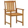 Maison Exclusive - Chaises de jardin avec coussins lot de 8 Bois d'acacia solide