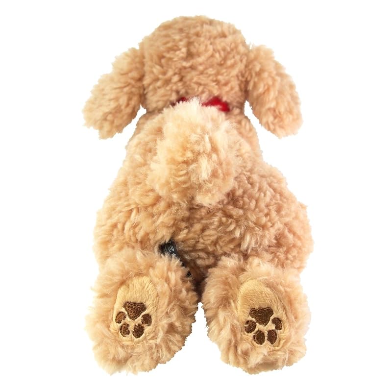 Beige Lap Puppy Toy Poodle Plush Toy, Small, P-3042