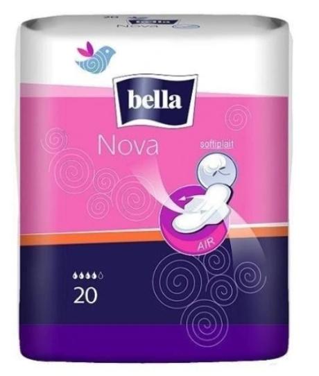 Bella Nova Winged Sanitary Pads - 20 Pack for Ultimate Comfort & Protection