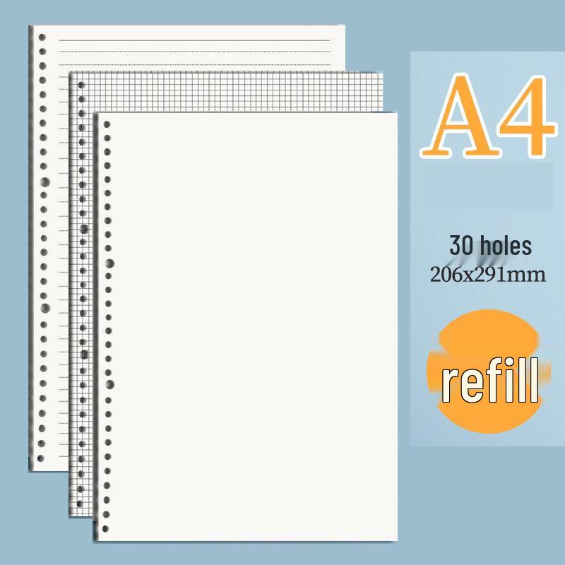 Блокнот на кольцах формата B5, A5, A4 со сменными обложками в линейку/клетку