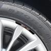 Наклейка-полоска с логотипом на ступицу колеса автомобиля для Mitsubishi Outlander L200 Eclipse Triton ASX EVO Lancer Pajero Attrage Ralliart Delica
