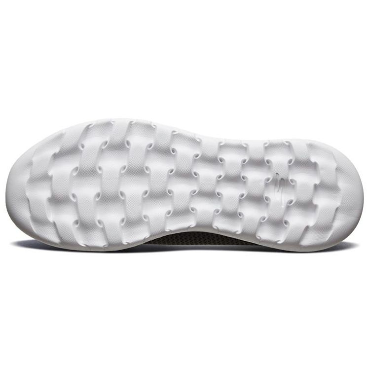 Skechers Go Walk Max Слипоны Мягкая подошва Сетчатые Нескользящие Прочные Дышащие Низкие Беговые Кроссовки Мужские кроссовки Черный Белый 54600-BKW