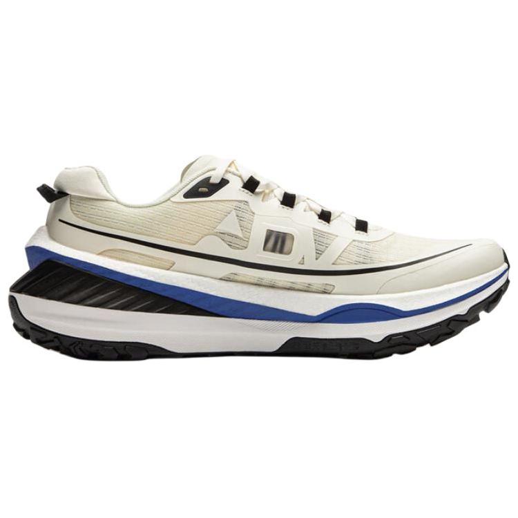 New LiNing Dilu Cushioning, Slip Resistant, Abrasion Resistant, Rebound Low Top Running Shoes Men's Beige White Black ARNU009-1