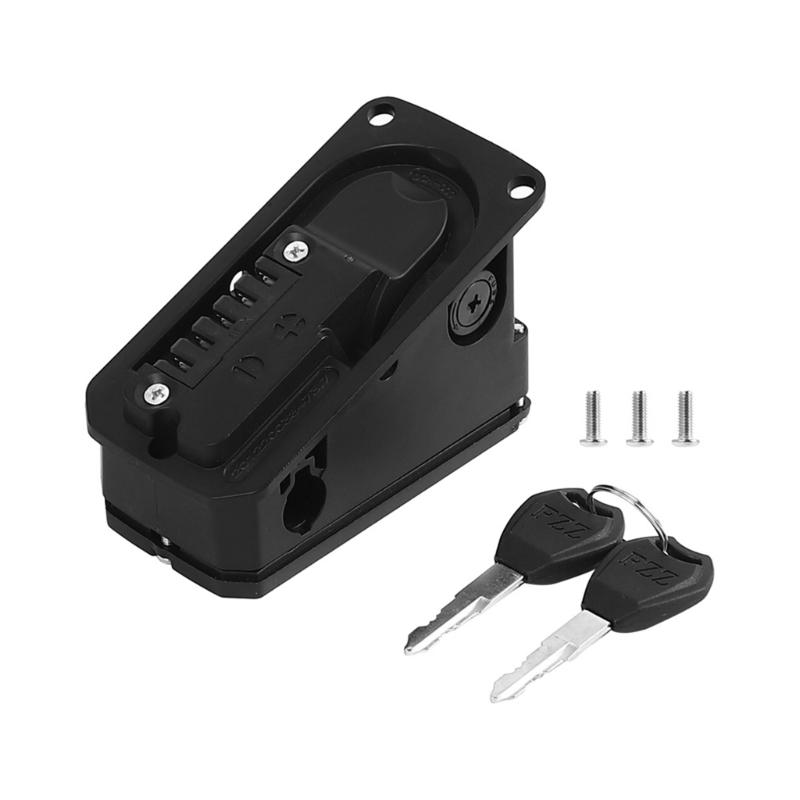 Замок на отсек аккумулятора от кражи с защитой порта для зарядки Крышка платы соединения замка аккумулятора электровелосипеда