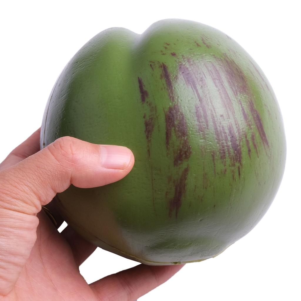 Фруктовый орнамент Искусственный кокос Поддельный декор для фермерского дома Имитация фруктов Реквизит Украшения Имитация кокосов Искусственные фрукты Реквизит