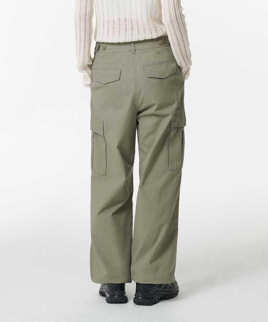 MUSINSA STANDARD WOMAN Women'S Wide Cargo Pants [Sage]
