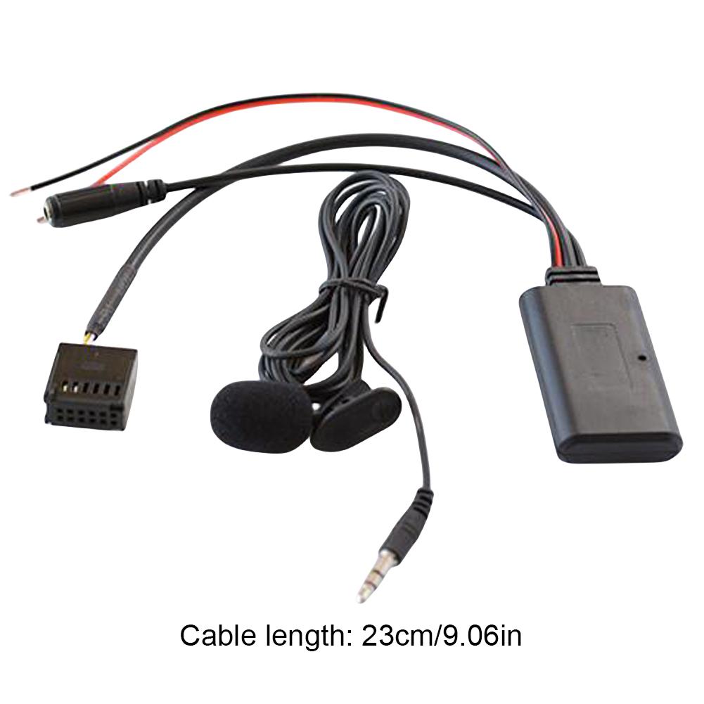 1 Set Car Bluetooth 5.0 Cable for Ford Fiesta Fusion Transit C-Max Car Wireless Phone Call Handsfree AUX In Adapter & Microphone