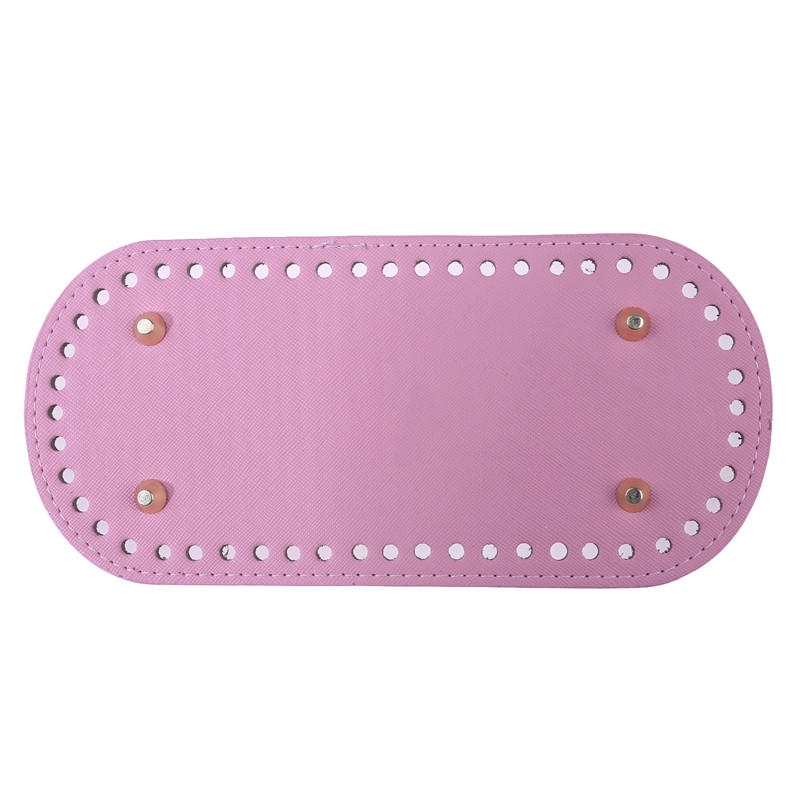 Креативная овальная форма DIY ручной работы плетёная сумка основа для подушки с отверстиями дно с заклёпками аксессуары