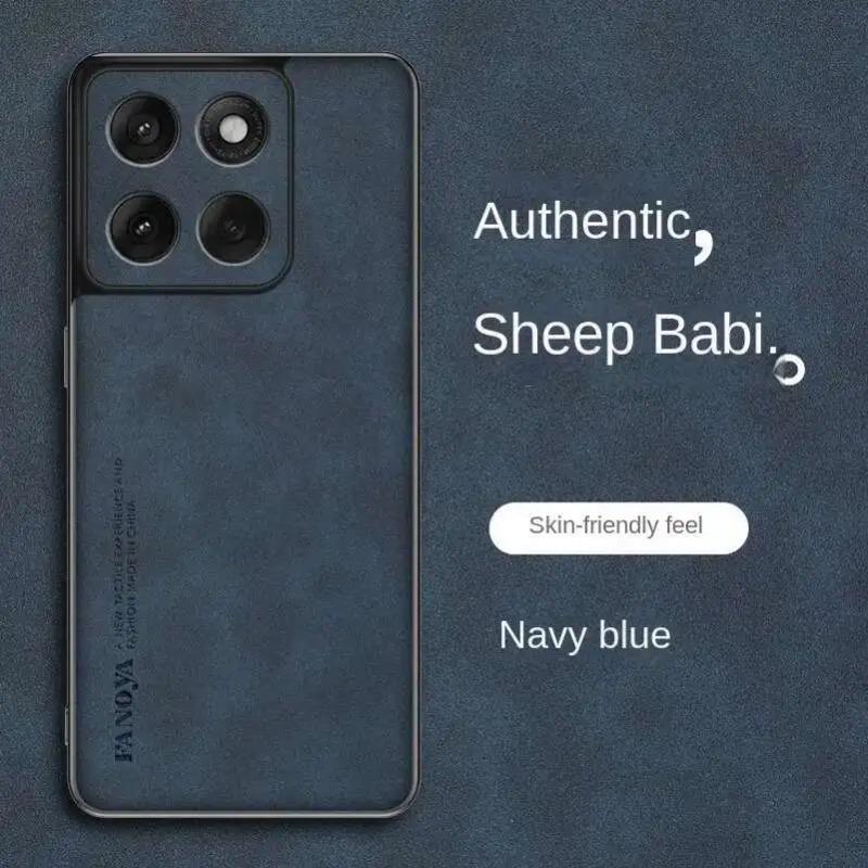 Простой кожаный чехол для Motorola Signature Edge70 Pro Fusion+ Ultra G87 G77 G67 G57 G47 G37 G17 Power Ударопрочный защитный чехол