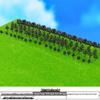 DIY Handmade Architectural Sand Table Model: Garden Scene with Micro Landscape Miniature Trees