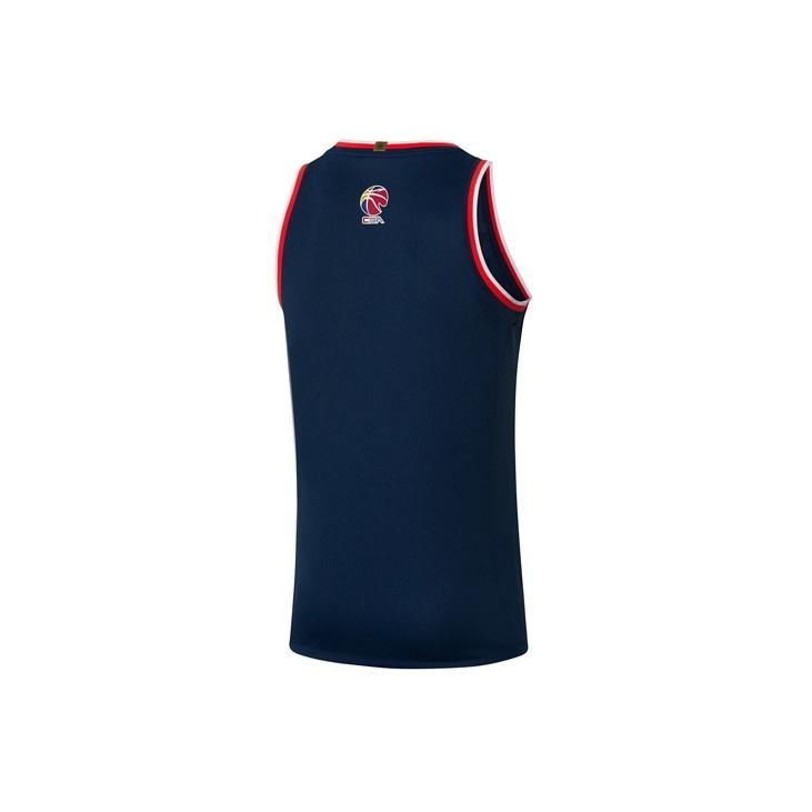 Li Ning Профессиональная баскетбольная серия CBA Командная соревновательная спортивная майка без рукавов Модная удобная трендовая баскетбольная майка AAYR499-1