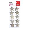 3D Christmas Stickers - Graphic Glitter Stars