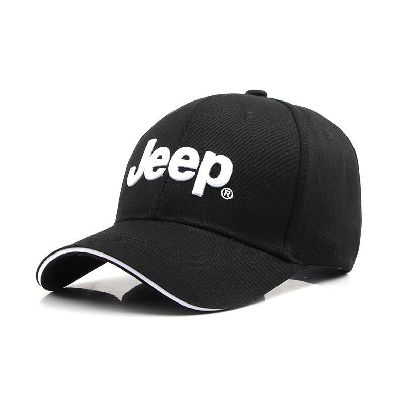 High-Grade Car Logo Cotton Adjustable Baseball Hat Outdoor For Jeep Renegade Wrangler JL Gladiator Grand Compass Car Accessories AMV1