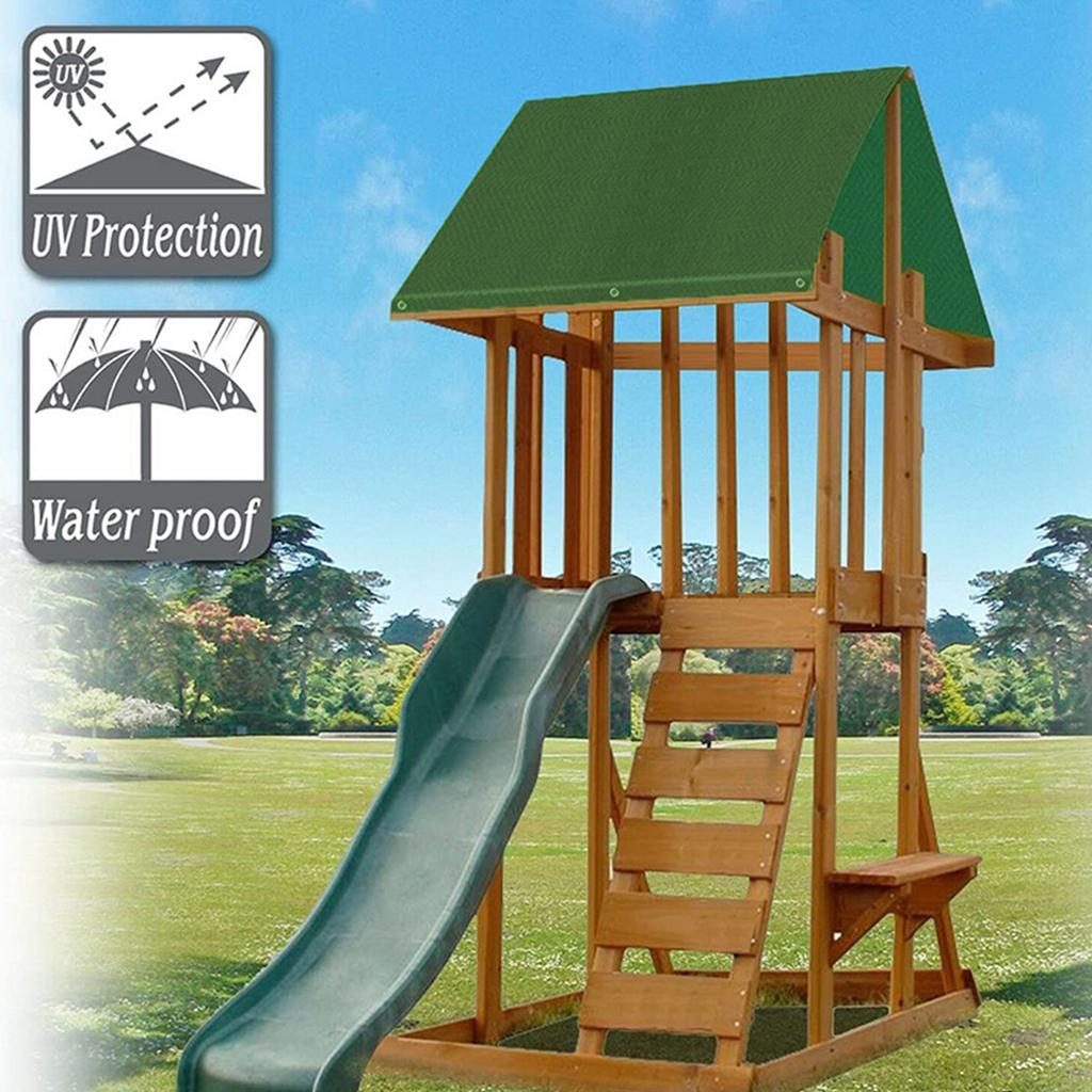 Устойчивый к солнцу сменный тент, подходящий для уличных игровых площадок, дворовых качелей, ветрозащитный, пылезащитный навес