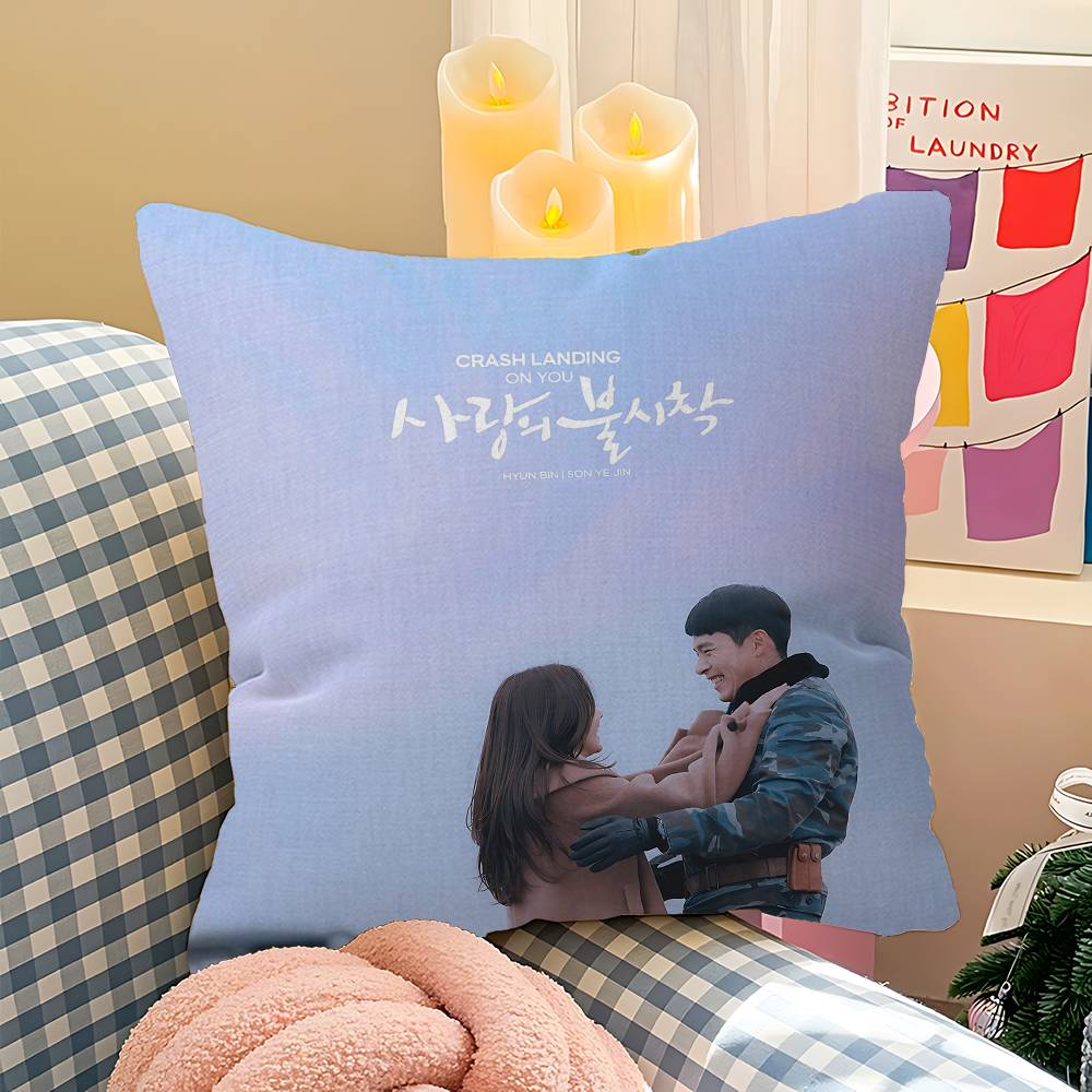 Korean Crash Landing On You Personalized Pillow Dust Cover Bedroom Kids Party Decoration Pillowcase Birthday Children Gift