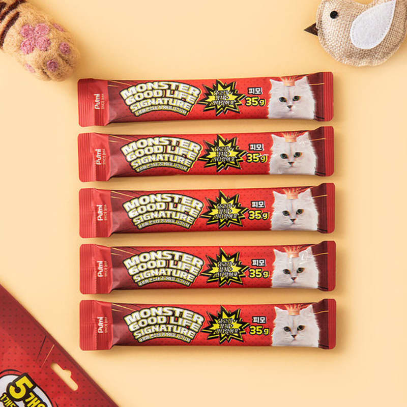 [Pet] Monster Good Life Cat Snack Курица и тунец 35 г 5 упаковок