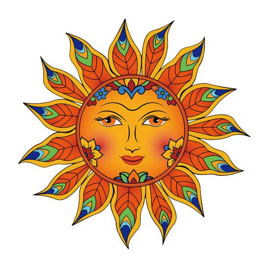 Iron Sun Wall Decor Sun Flower Wall Art Decoration Sun Face Ornament for Home Garden Farmhouse Living Room Bedroom