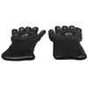 BBQ Gloves Heat Resistant Grilling Gloves Non Slip Oven Gloves Long Kitchen Gloves for Barbecue Baking Black Average
