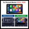 10,1-дюймовый автомобильный радиоприемник, мультимедийный проигрыватель, GPS-навигация для Renault Master 2019 - 2022, ОС Android, BT, 4G, DSP, стерео, IPS, сенсорный экран