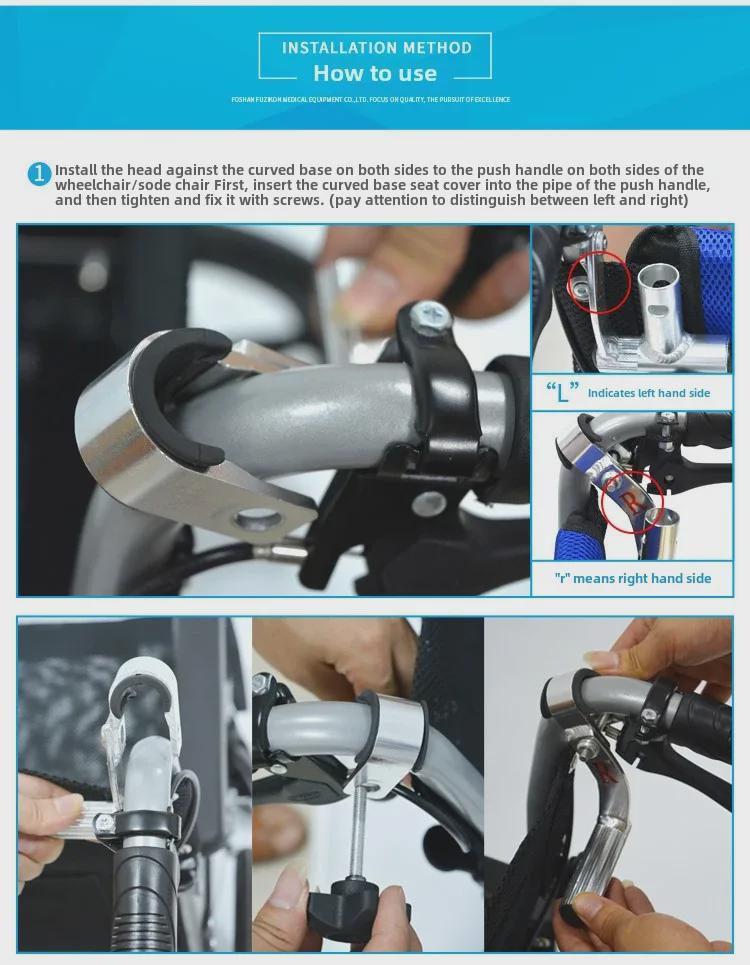 Universal Wheelchair Accessories: Adjustable Headrest & Enhanced Backrest Pillow