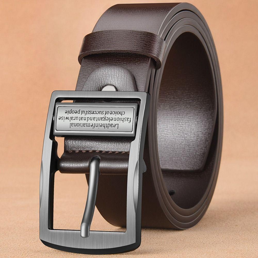 Универсальный пояс с пряжкой, роскошный дизайн, модный кожаный ремень