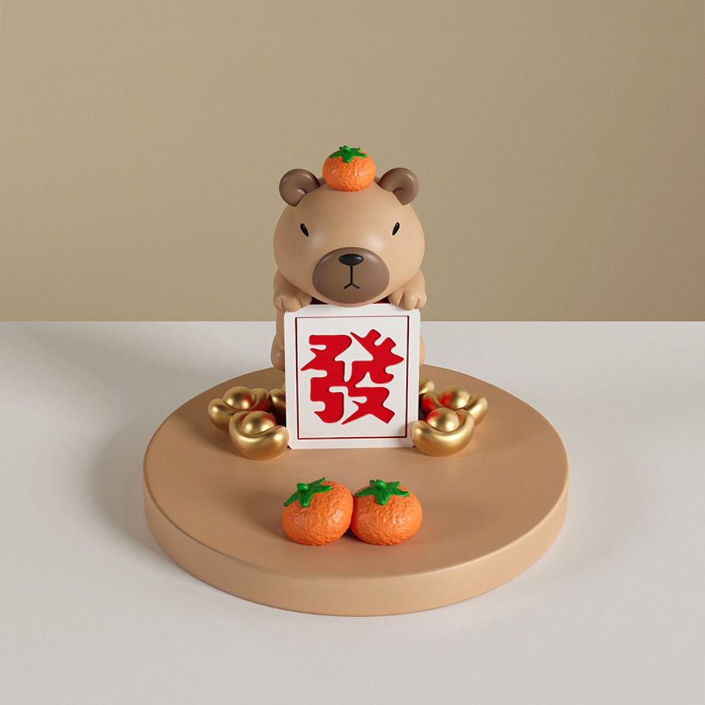 Resin Capybara Phone Stand Anti-slip Capybara Desk Lazy Bracket  Smart Phone Display