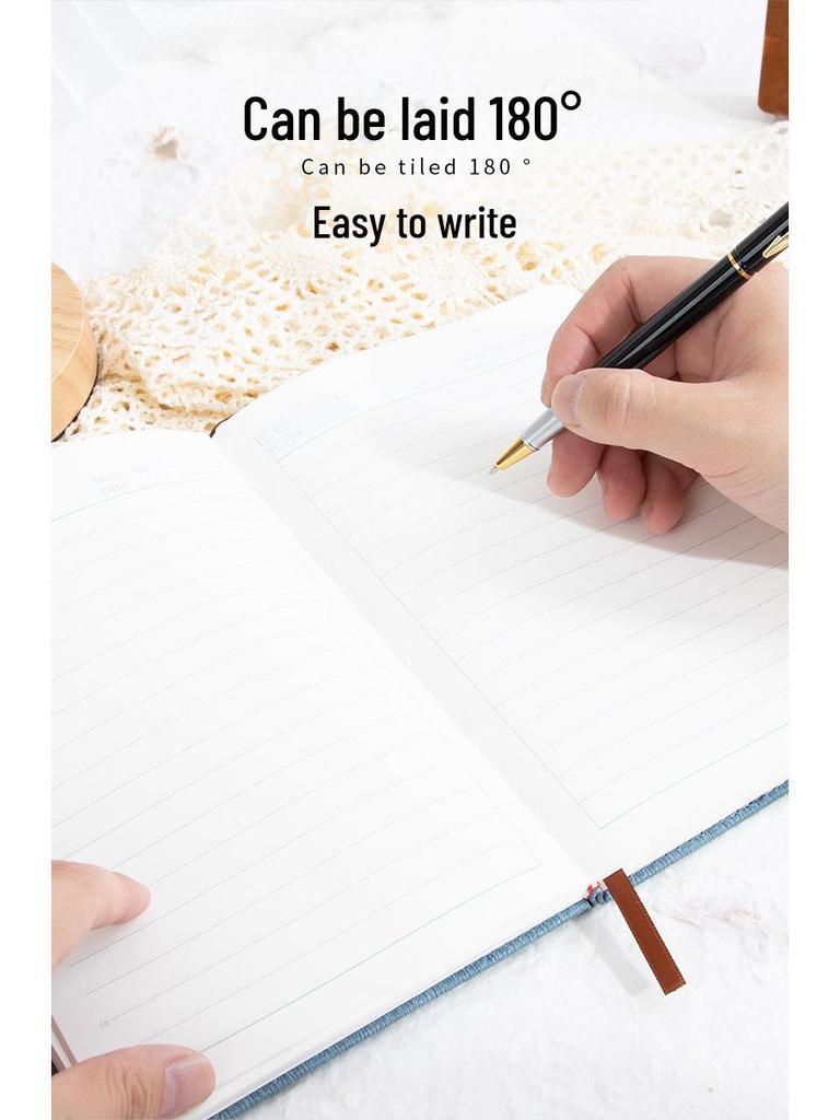 2025 Thickened A5 Business Notepad with Custom Logo and Square Buckle