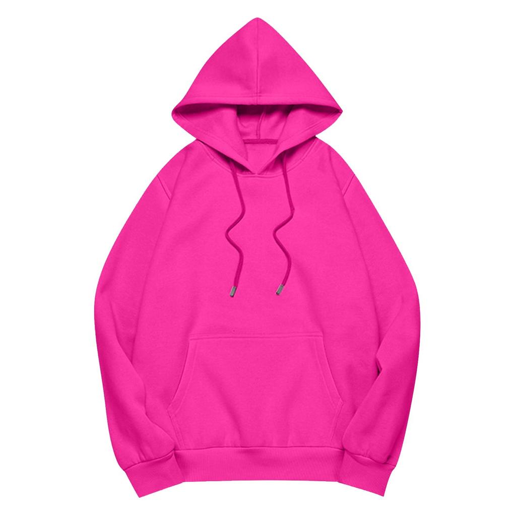 Women's Long Sleeve Oversized Oversized Drop Shoulder Sleeves Women's Hooded Plush Sweatshirt