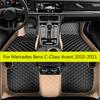 Автомобильные коврики для Mercedes Benz C-Class C Class Avant 2011 2010 Коврики для ног Авто аксессуары для интерьера Сменные чехлы