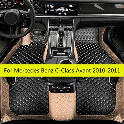 Автомобильные коврики для Mercedes Benz C-Class C Class Avant 2011 2010 Коврики для ног Авто аксессуары для интерьера Сменные чехлы