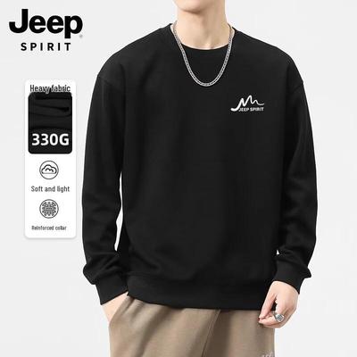 JEEP SPIRIT Мужской повседневный свитшот с круглым вырезом и длинным рукавом