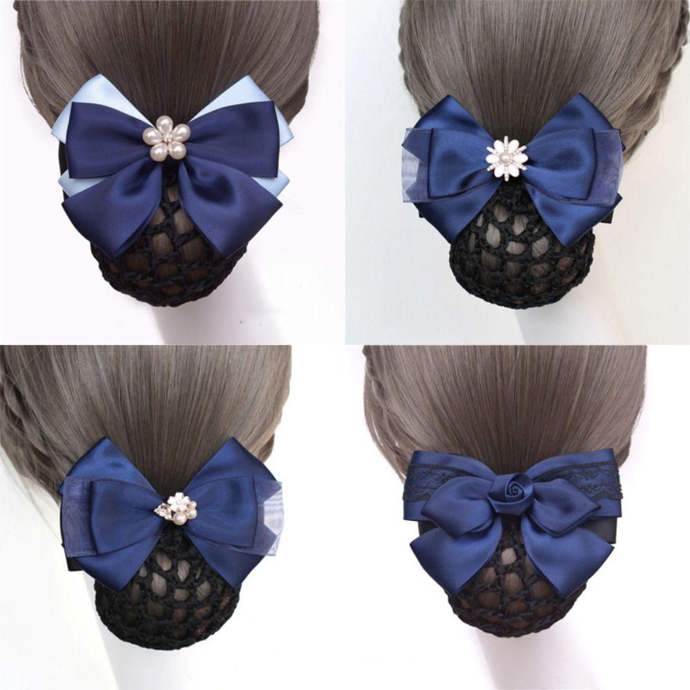 Korean Headwear Bow Hair Net Cover Sailor Suit Bowtie JK Uniform Bow Ties  Daily