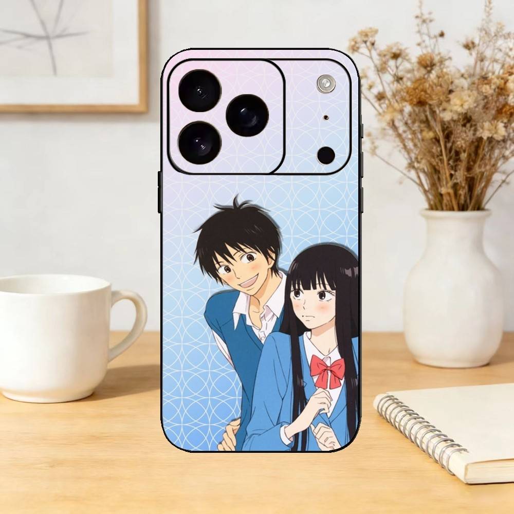 K-Kimi ni Todoke S-Sawako Чехол для телефона Силиконовый черный Мягкий Для IPhone 17,16,15,14,13,12,11,SE,Plus Pro Max
