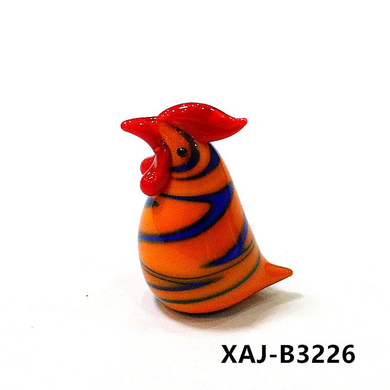 Easter Decor Kawaii Glass Chick Ornaments Cute Animal Mini Figurine for Diy Fairy Garden Dollhouse Home Desk Decoration Supplies