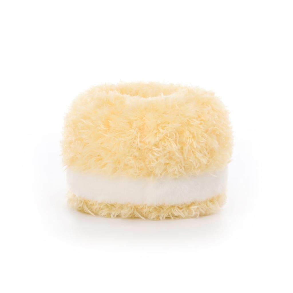 Apricot Lamb Delicious Bagel Plush Toy for Kids, Soft and Cute, Fluffy and Delicious Bagel for Girls and Boys, 6cm