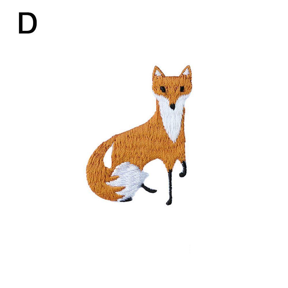Сделай сам аппликация лиса одежда ткань нашивка швейные принадлежности отделка