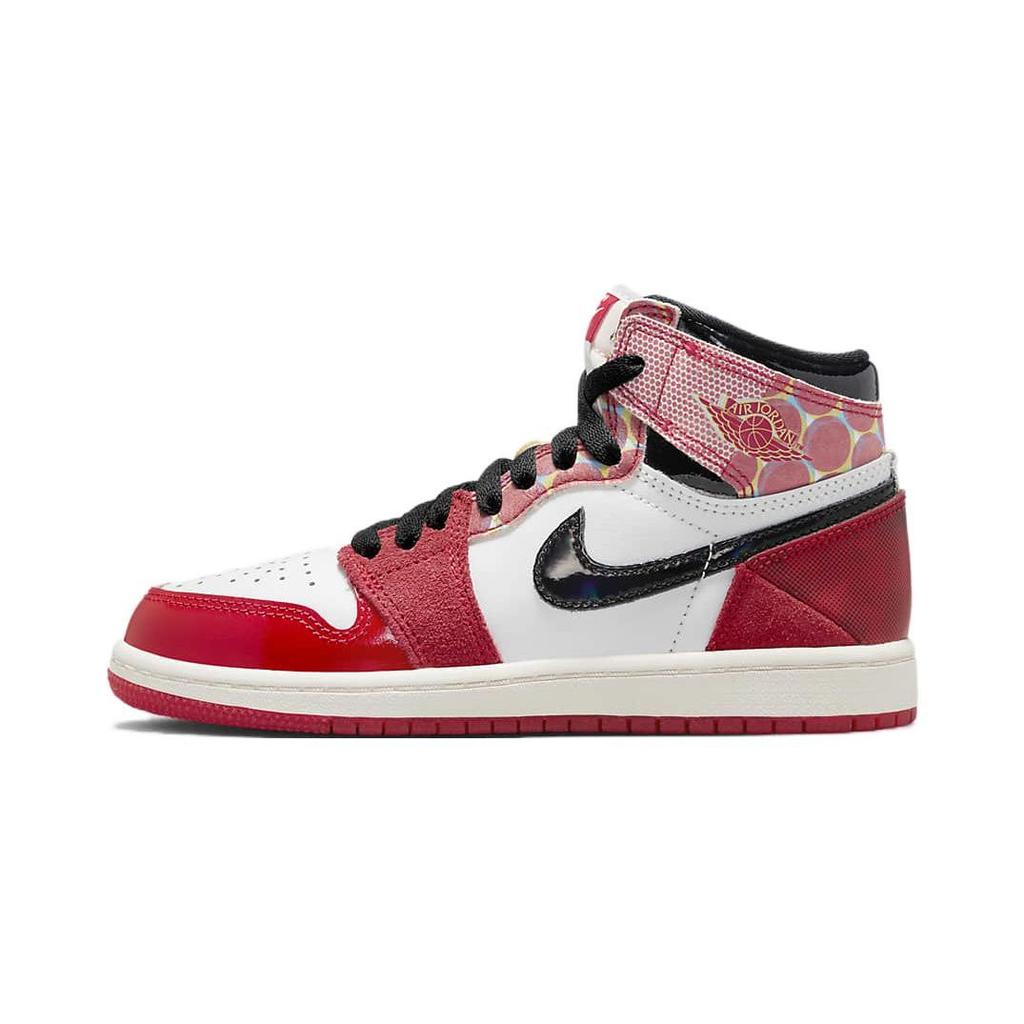 Marvel X Air Jordan 1 Retro High OG PS Next Chapter Kids Sneakers Red University-Red Black DV1749-601