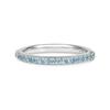 Sanrio Characters Half Eternity Ring Birthday Anniversary Gift U-Treasure (Cinnamoroll Silver) Women's (Size 11)