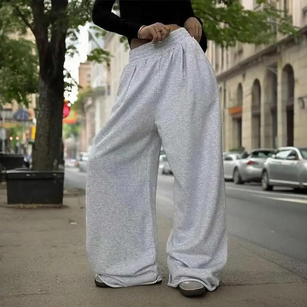 Ladies's Wide Leg Sweat Pants, Joggers Women's,loose Fit Sweatpants, Comfy Baggy Sweatpants