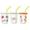 Skater Tomica and Tom SIH2ST 3-Piece Tumbler with Straw, 230ml, Made in Japan
