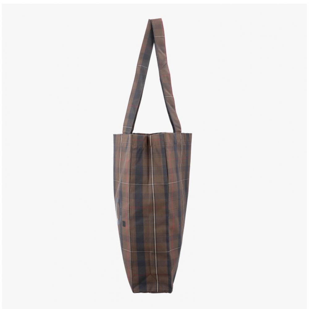 A.p.c Клетчатая Эко-сумка M61442 Caa Brown Lou