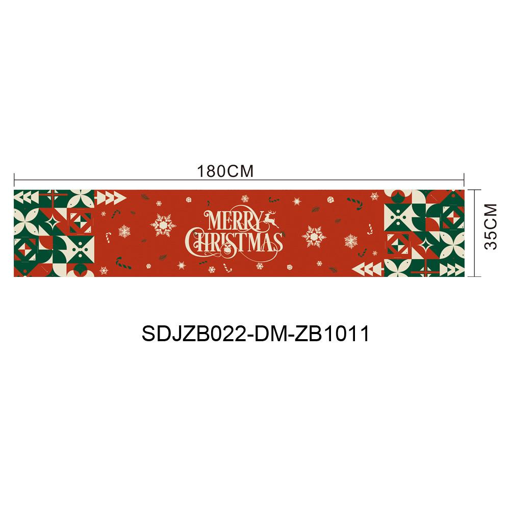 Рождественский настольный флаг 35*180 см атмосферное украшение скатерть с принтом настольный флаг украшение на Рождество
