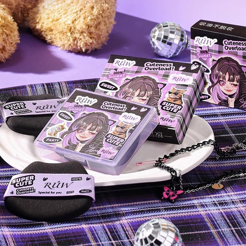 100 Листов Матирующая Бумага для Лица Промокашки для Лица Контроль Жирности Маслопоглощающая Бумага С Зеркалом и Пуховкой Инструменты для Очищения Лица