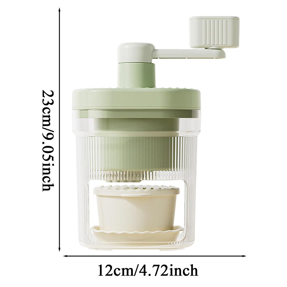 Машина для приготовления ледяной стружки Машина для снежных конусов Ручная портативная дробилка для льда и машина для ледяной стружки для домашней кухни и пикника Инструменты для льда