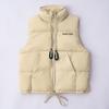Новый детский пуховый хлопковый жилет, осенне-зимний детский жилет, утепленный детский жилет среднего и большого размера